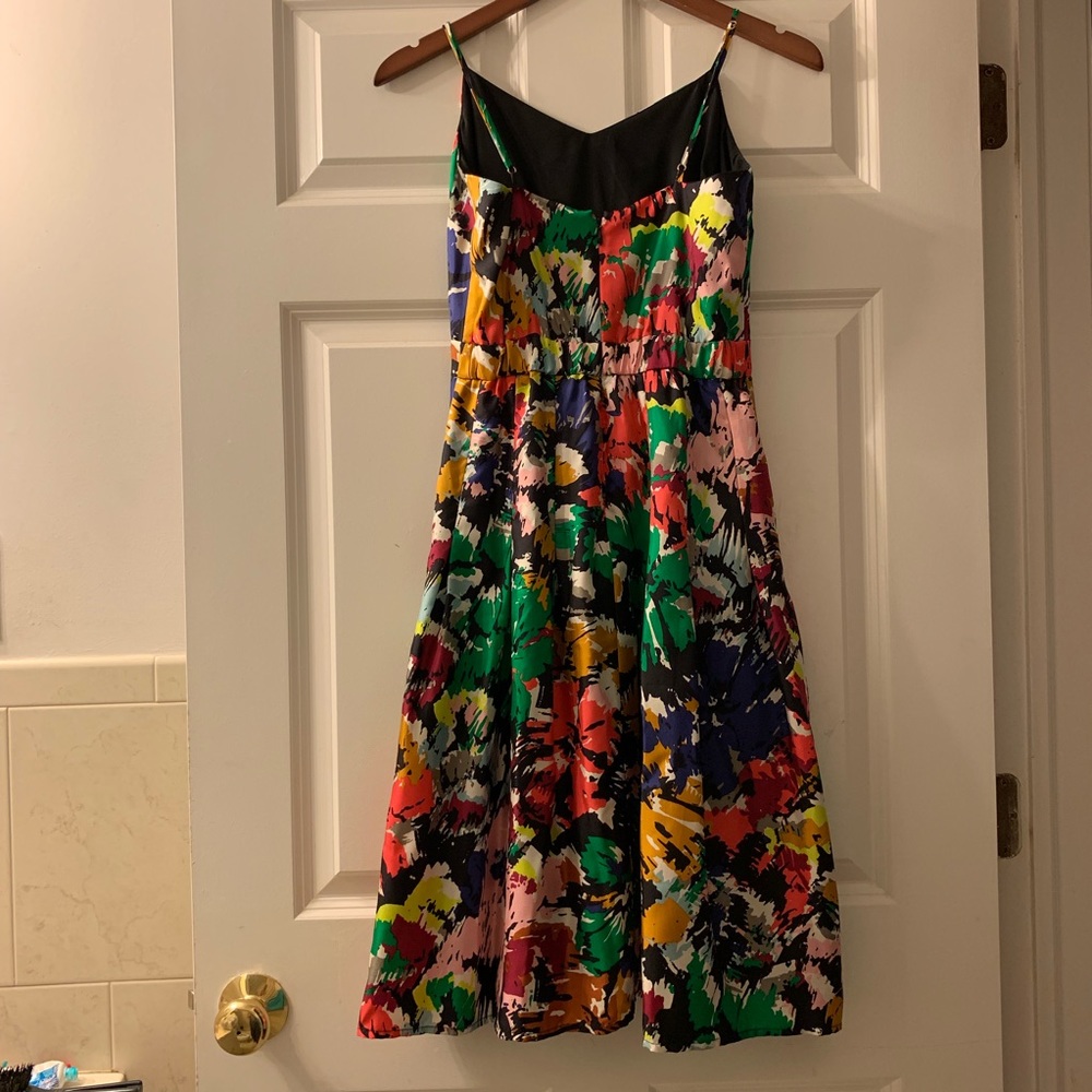 J.crew Abstract paint prints Dress - Picture 6 of 8